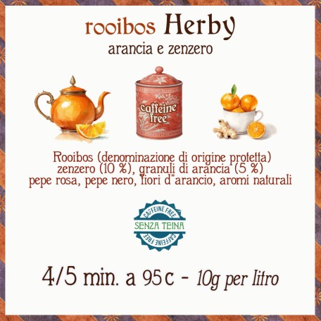 Herby - Arancia e Zenzero Conf. 75/150/250 g