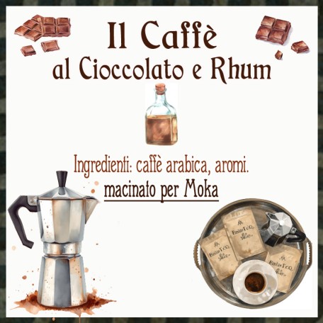Caffè Cioccolato e Rhum 100g