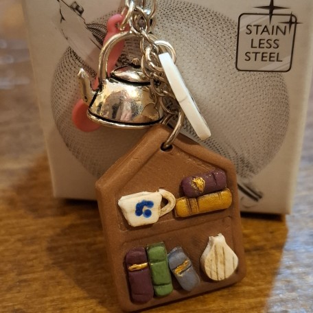 Infusore con decorazione fatta a mano 'la Libreria!'